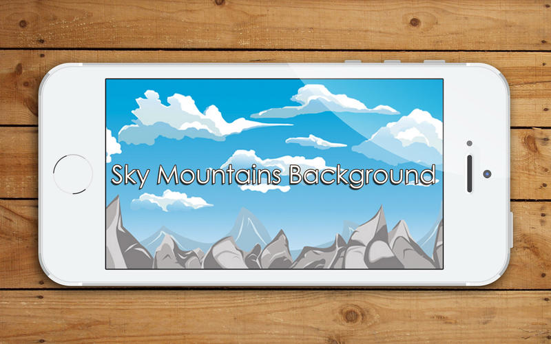 Sky Mountains Background