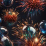 Blown Glass (fireworks) vintage intricate