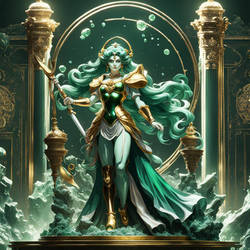 Jade Statue (Sailor Neptune) vintage intricate