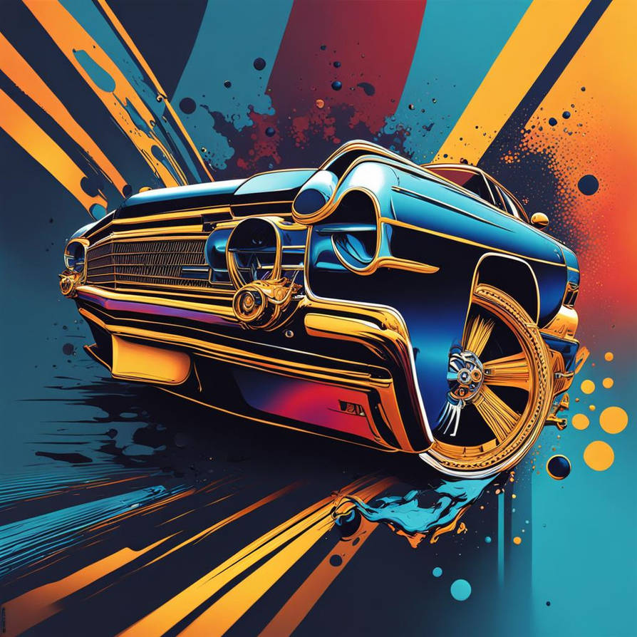 Lowrider intricate detailed color gradient complem by bashfulglowfly on ...