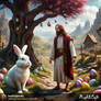 Jesus and the Easter Bunnjy 2