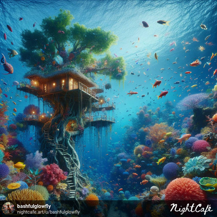 Fish Treehouse Underwater Treehouse 6 by bashfulglowfly on DeviantArt