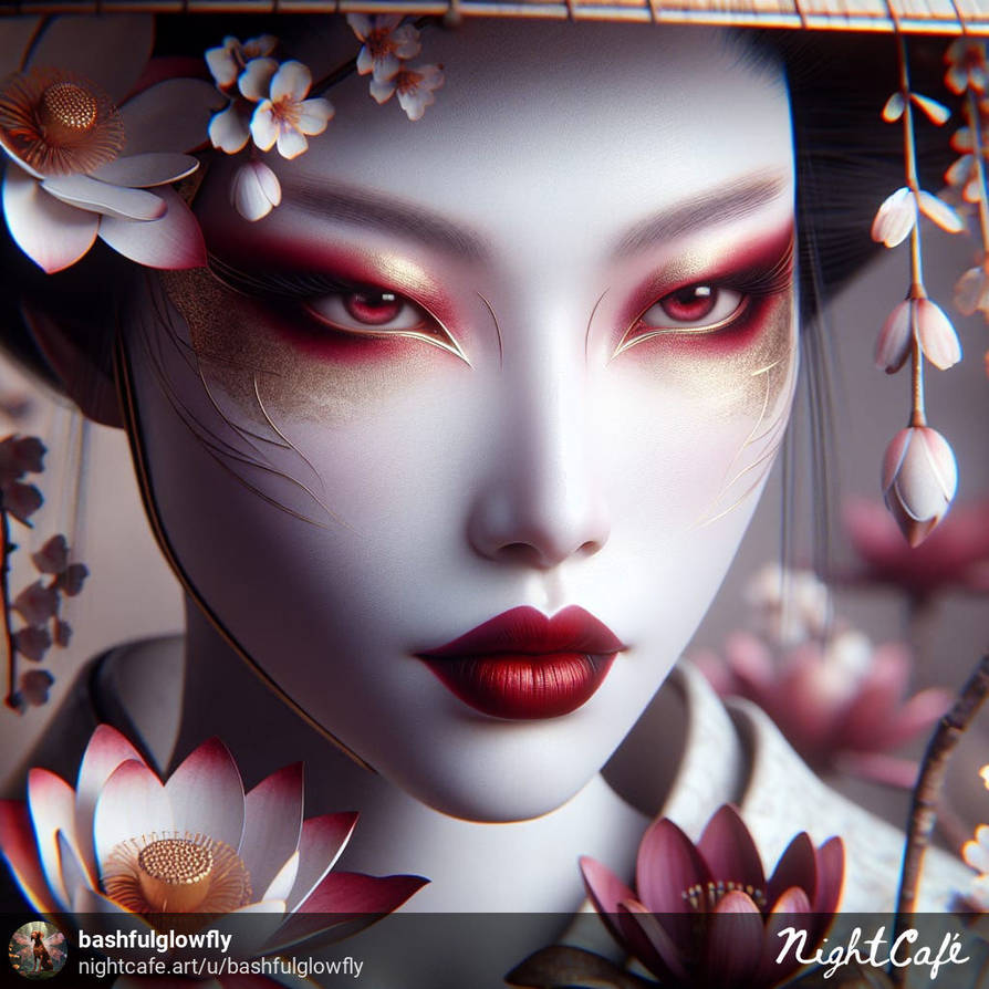 Geisha Red Red Geisha 4 by bashfulglowfly on DeviantArt