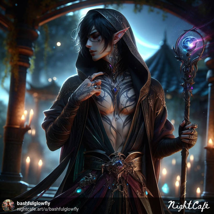 mm - dark elven mage https: creation Images High... Dark Elf Mage 8 by bashfulglowfly on DeviantArt