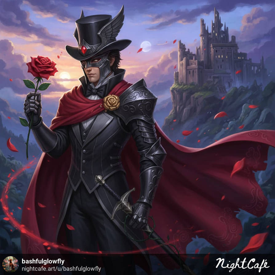 Knight Character Mask Fantasy Knight Tuxedo Mask by bashfulglowfly on DeviantArt