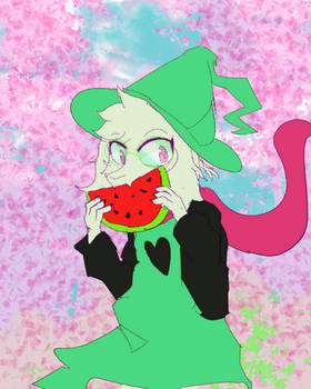 Watermelon Ralsei CosmicLogem - Hobbyist, Digital Artist | DeviantArt