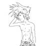 shirtless sora