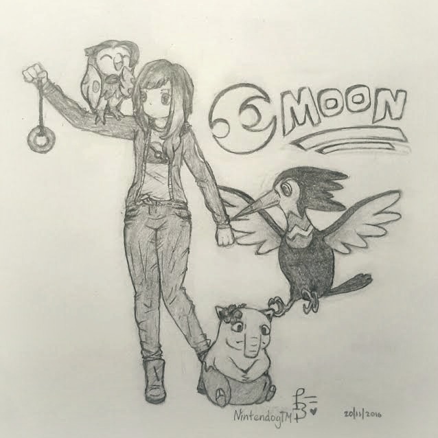 My Pokemon Moon Team | Fan Art