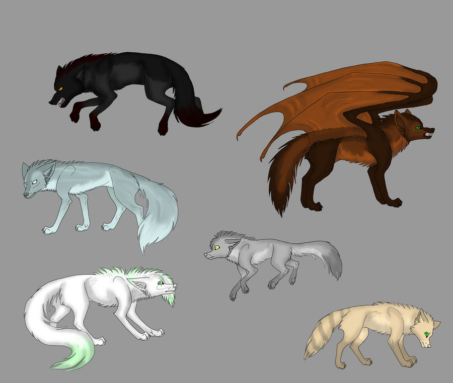 Wolf Shadow Pack Wolf pack by SusannaNO2 on DeviantArt