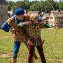 Robin Hood Trains a Young Archer
