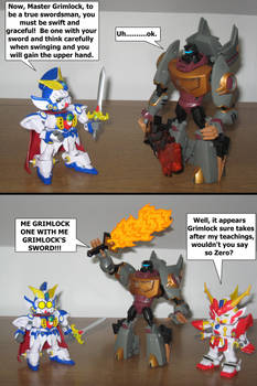 Zero teaching Grimlock