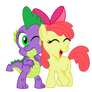 Spike and Applebloom