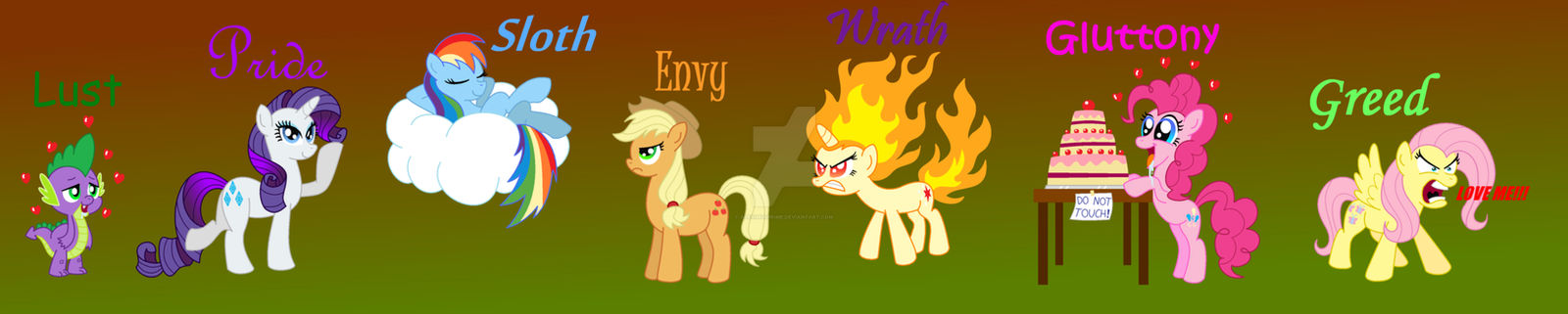 Seven Deadly Sins - Pony Style