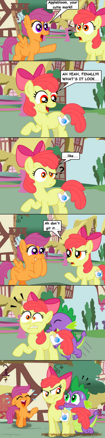 Applebloom gets her cutie mark