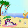 Ponies at the Beach