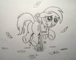 Clumsy Lil' Derpy by AleximusPrime
