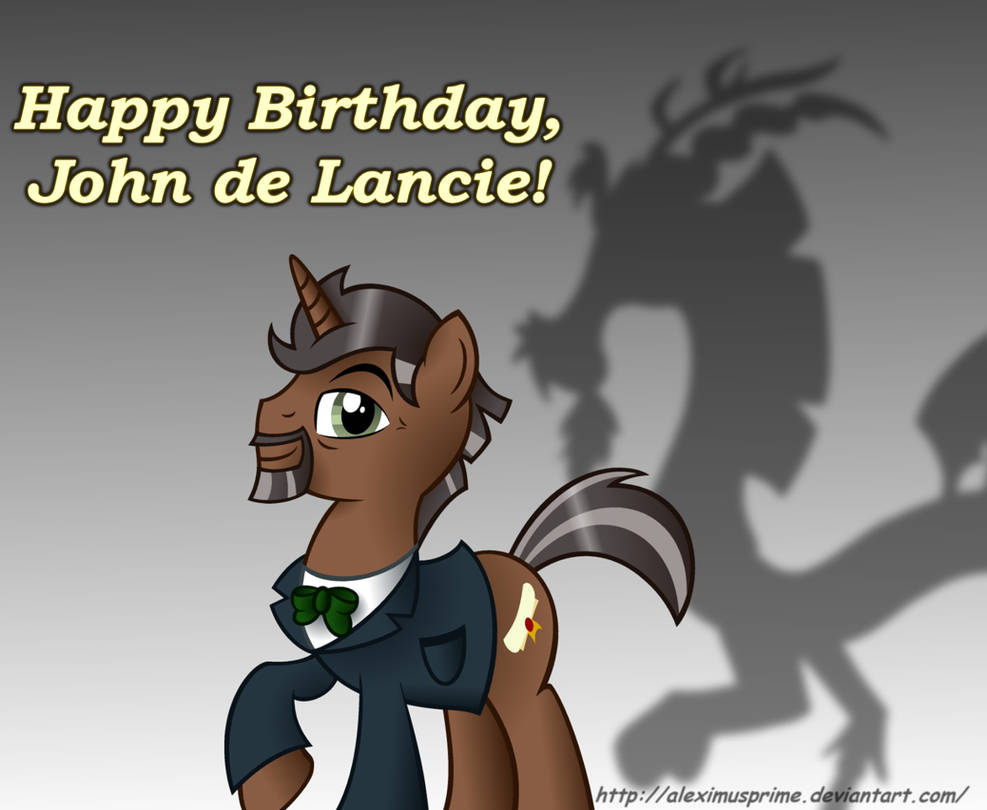Happy Birthday John de Lancie by AleximusPrime on DeviantArt