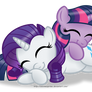 Sleepy Ponies - RariTwi edition