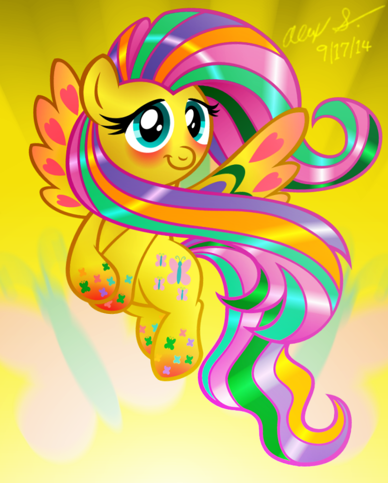 Rainbow Power Fluttershy