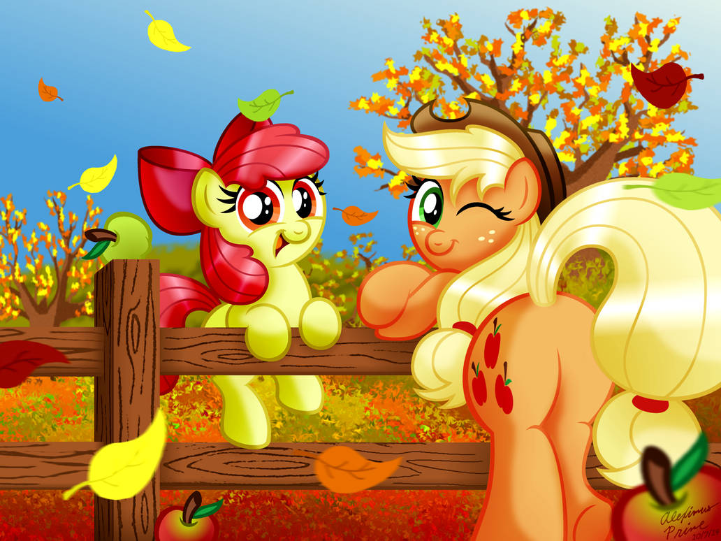 Apples in Autumn by AleximusPrime