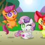Chibi Ponies:  Cutie Mark Crusaders