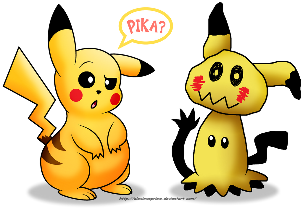 Pikachu meets Mimikyu