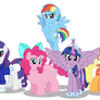 The Mane Six 10 years later