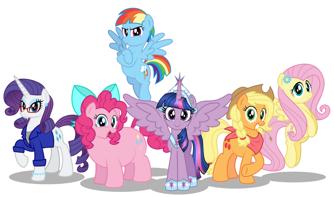 The Mane Six 10 years later by AleximusPrime on DeviantArt