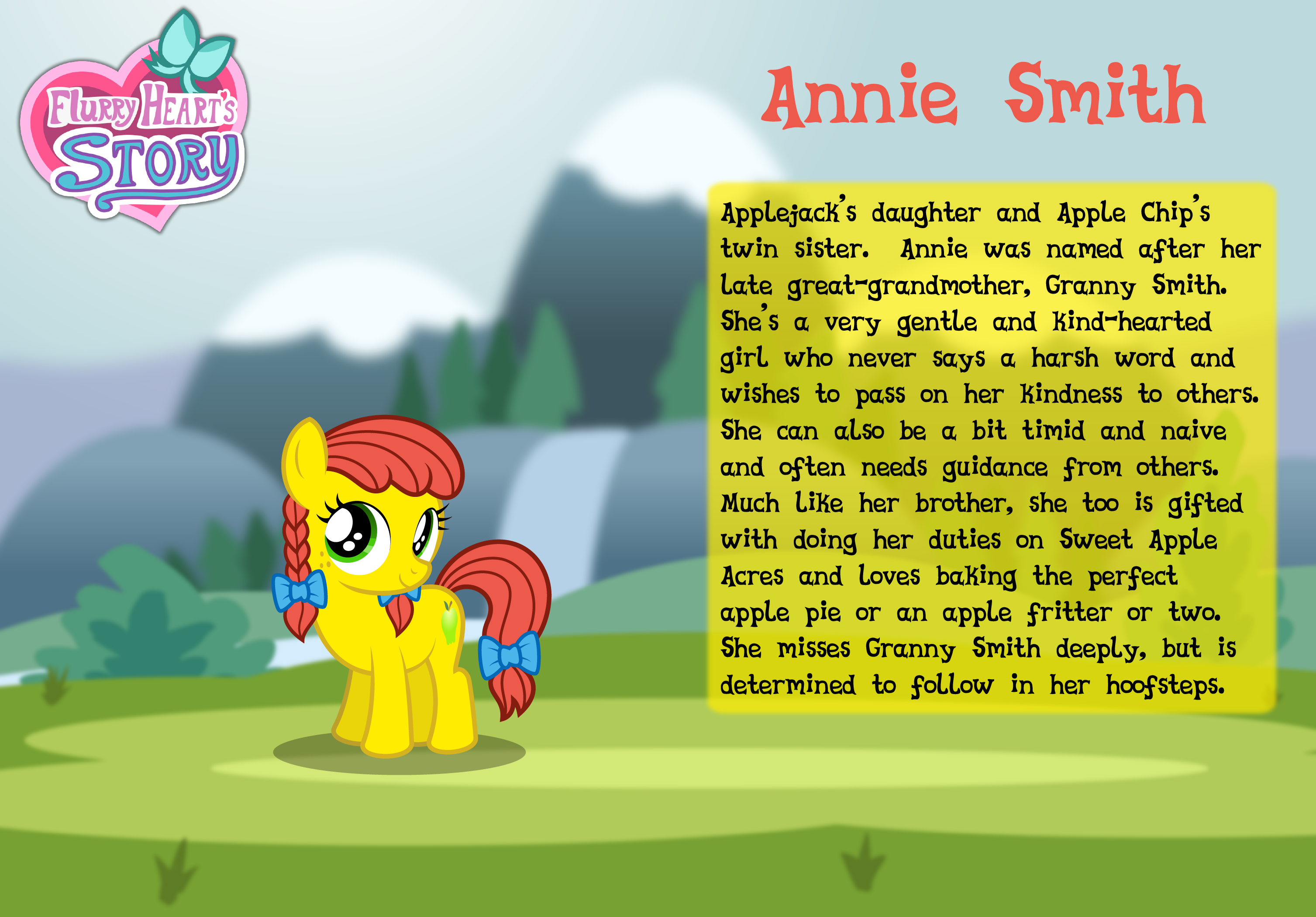 Annie Smith character bio card by AleximusPrime on DeviantArt