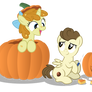 Pumpkin-carving in Ponyville