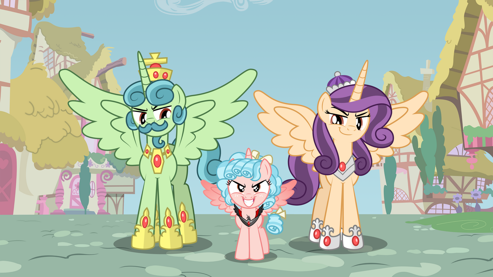 Cozy and her parents arrive by AleximusPrime on DeviantArt