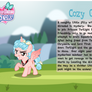 Cozy Glow character bio card