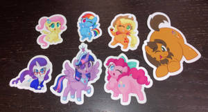 FHS Mane Six stickers (with Alex) FOR SALE!