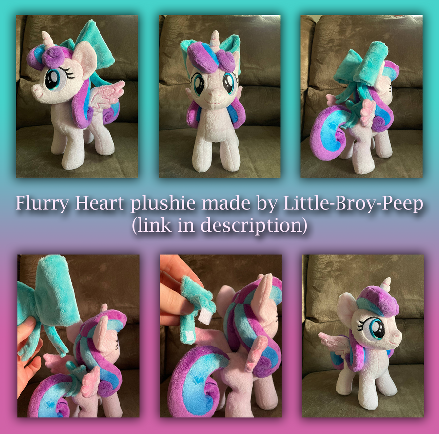 Flurry Heart plushie made by Little Broy Peep by AleximusPrime