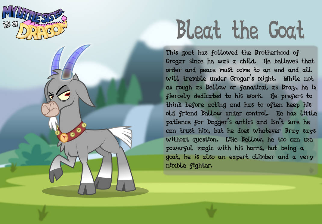 Bleat character bio card by AleximusPrime on DeviantArt