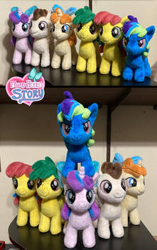 Flurry Heart's Story - Kid Six plushies COMPLETE!