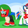 Strong Bad and Homestar in Equestria