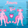 Amora anthro ref sheet