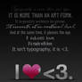 I heart typography