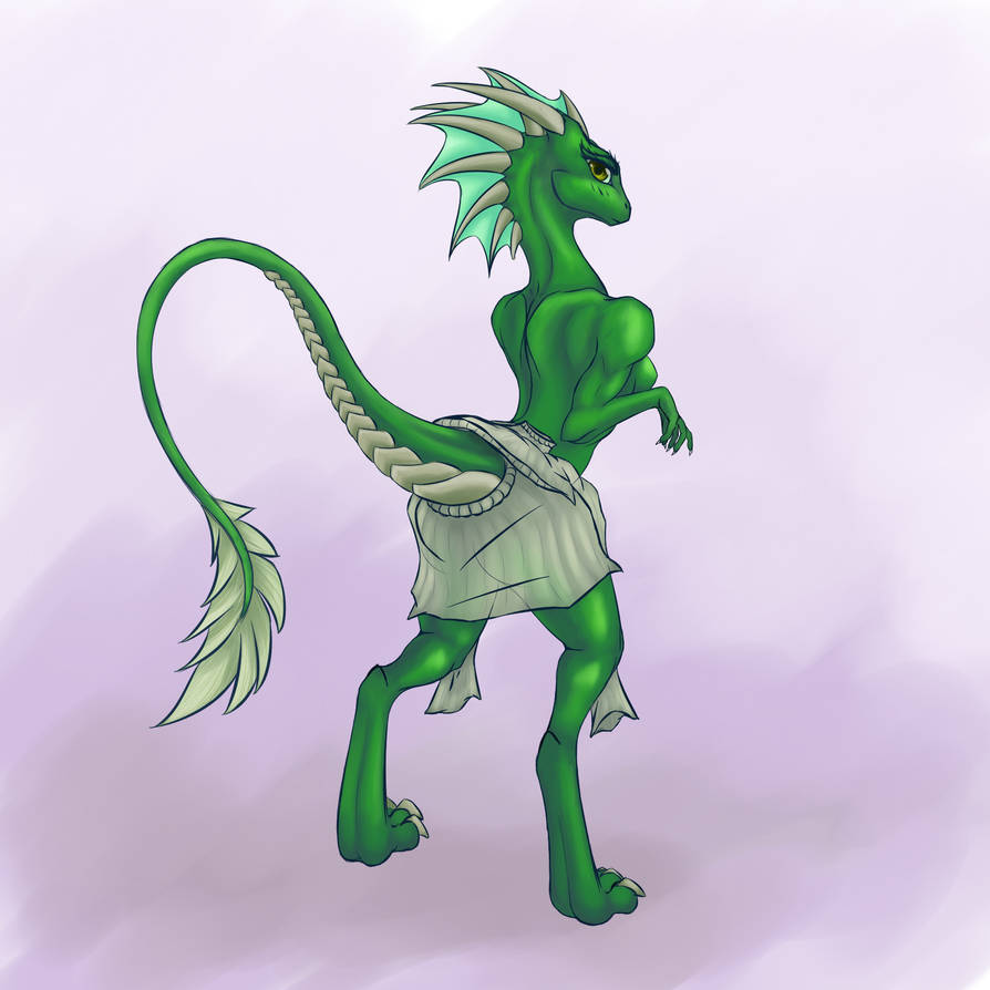 front/side Lizard character t-pose by KnewtKnight on DeviantArt