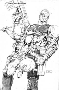 CABLE and DEADPOOL pencils