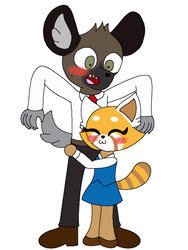 Commission - Haida x Retsuko