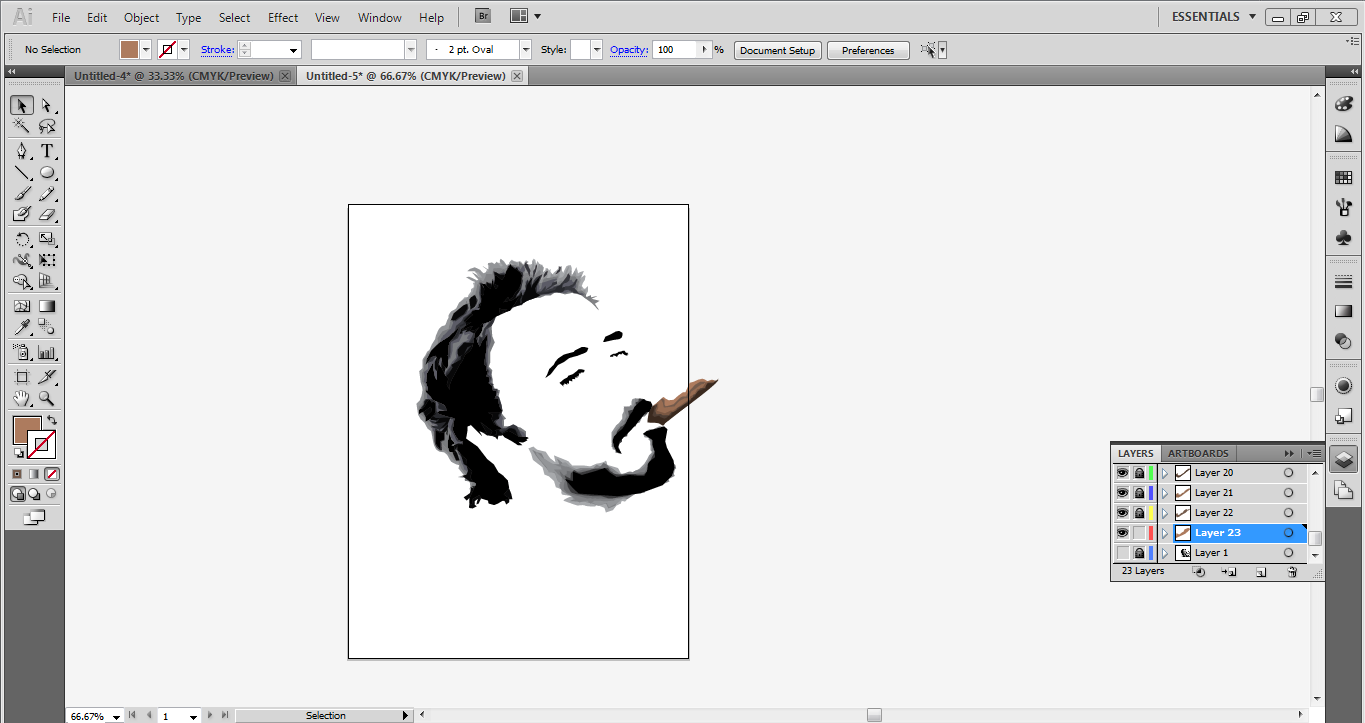 WIP: Robert Downey Jr. Polygons