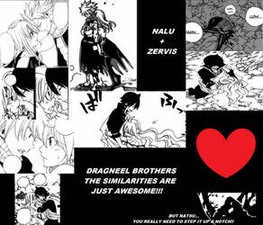 NALU_ZERVIS_Dragneel Brothers Similarities!!! by StarfireGrace1998