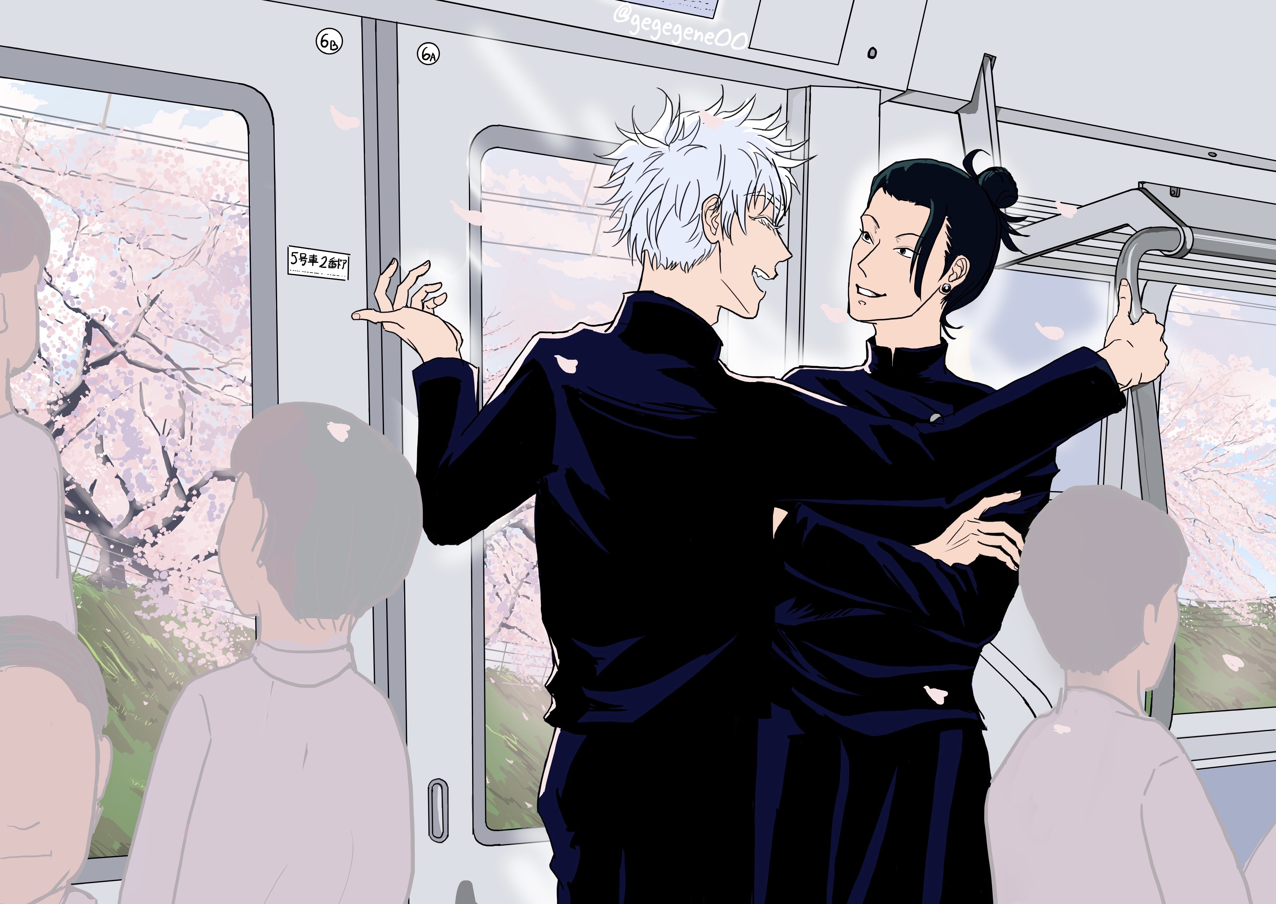 Gojo Satoru x Geto Suguru by gegegene on DeviantArt