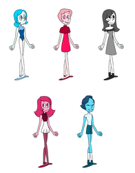 Trans Flag Pearls