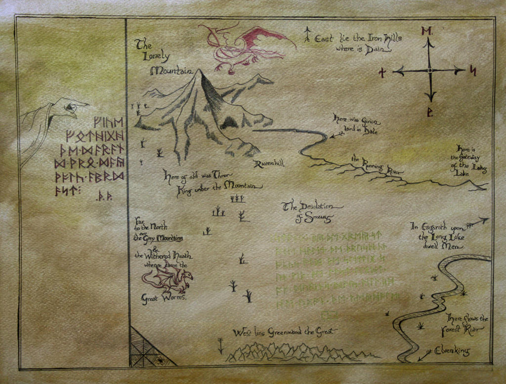Thror S Map By HelevornArt On DeviantArt