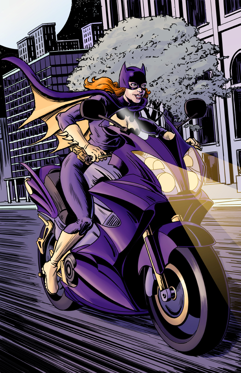 Batgirl Print Color