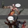 Injustice clash: Kratos vs Nightmare