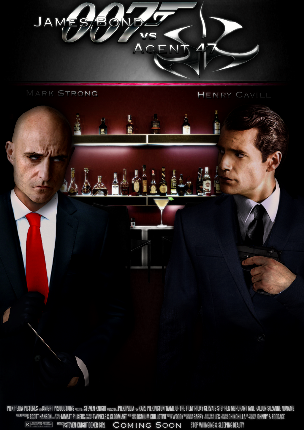 James Bond Vs Agent 47 Movie Poster By Tony Antwonio On Deviantart James Bond Vs Agent 47 Movie Poster By Tony Antwonio On Deviantart
